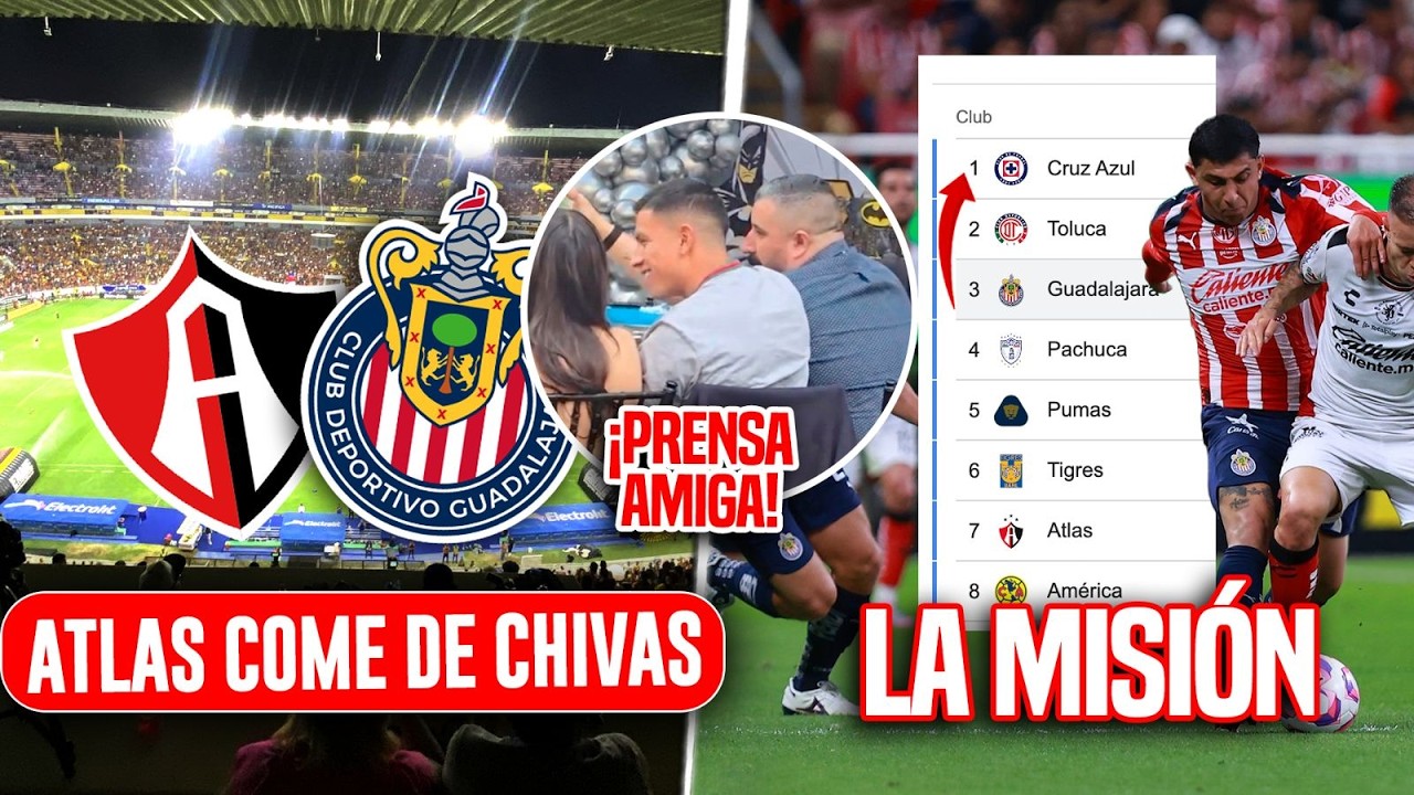 🔴ALVARO MORALES PISTEANDO CON MALAGON! EL ATLAS COME A COSTA DE CHIVAS! / MISIÓN EN TABLA GENERAL