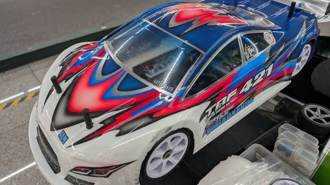 野田レジャーランドに来てみた♪(-д☆)ｷﾗｯ🎩TRF421のスピードキングツアーTC2仕様にRUSH28CPX新品タイヤで走ってみた♪(-д☆)ｷﾗｯ🎩