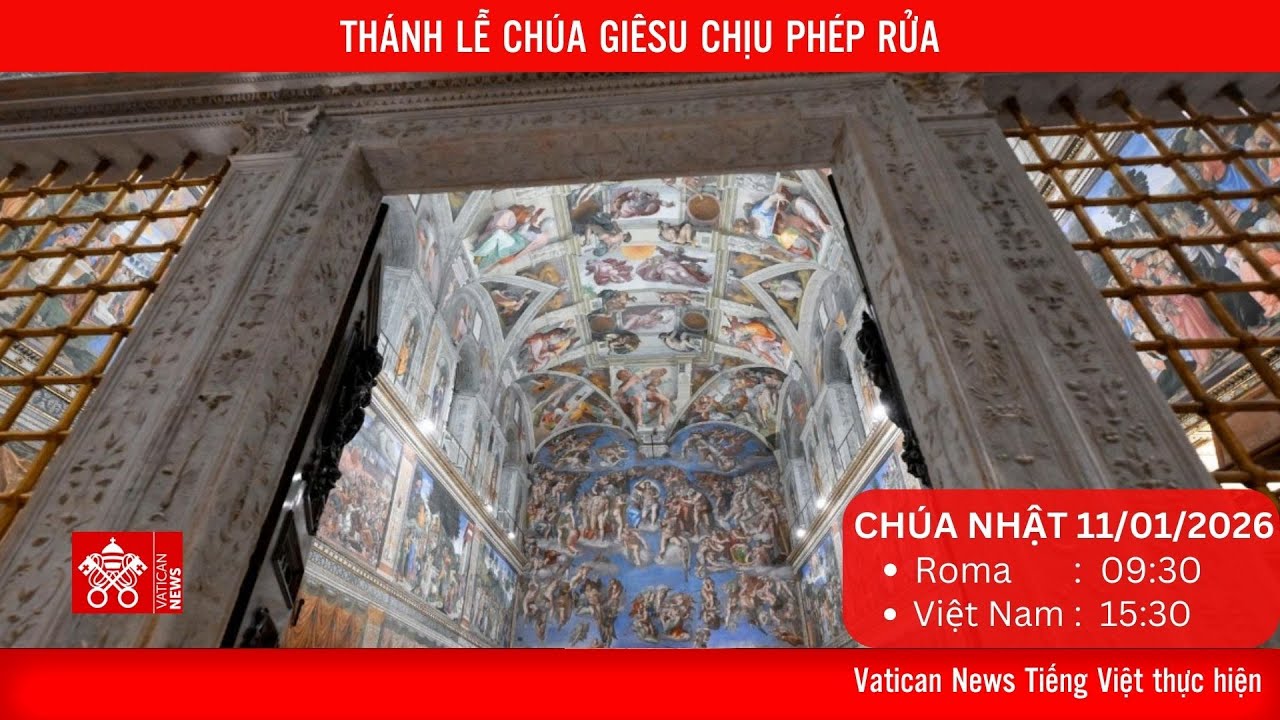 [Trực tiếp] Thánh Lễ Chúa Giêsu Chịu Phép Rửa (11/01/2026)