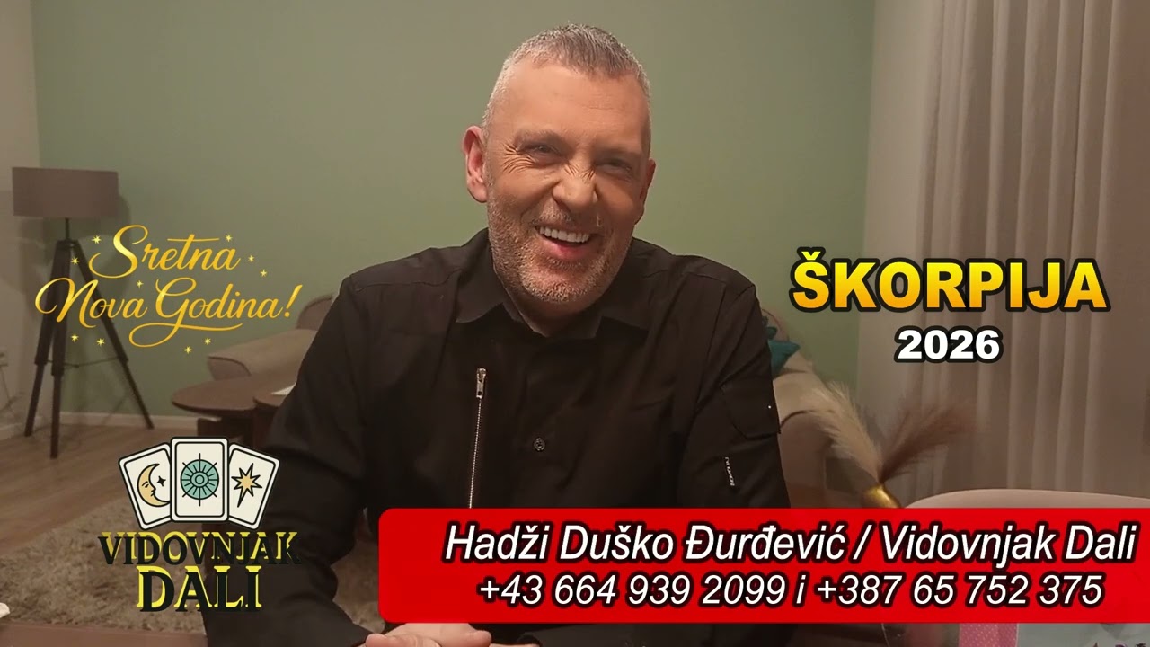 Vidovnjak Dali: Škorpijama 2026. u znaku Novca!