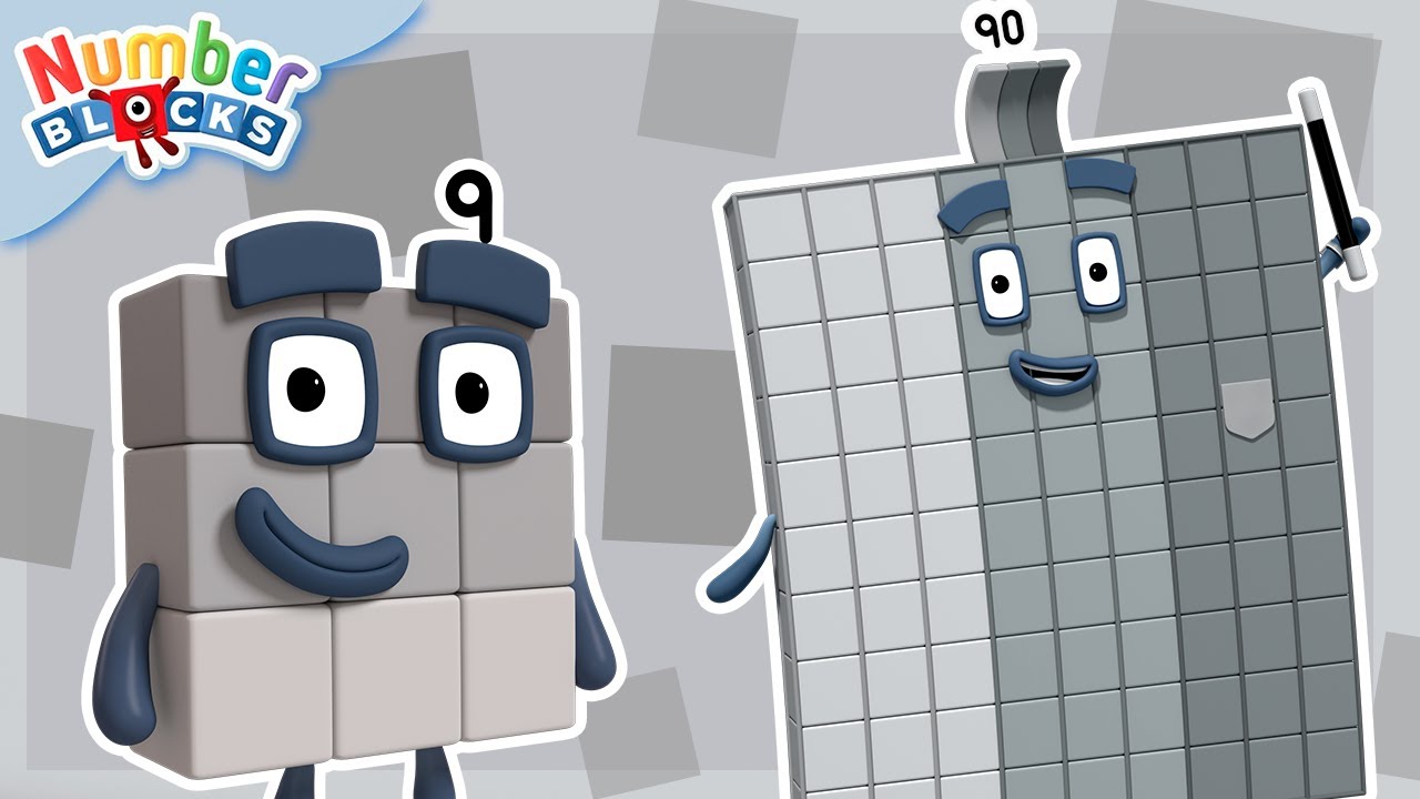 The Nine Times Table Method 👐 - Try Something New | Learn Multiplication for Kids | Numberblocks