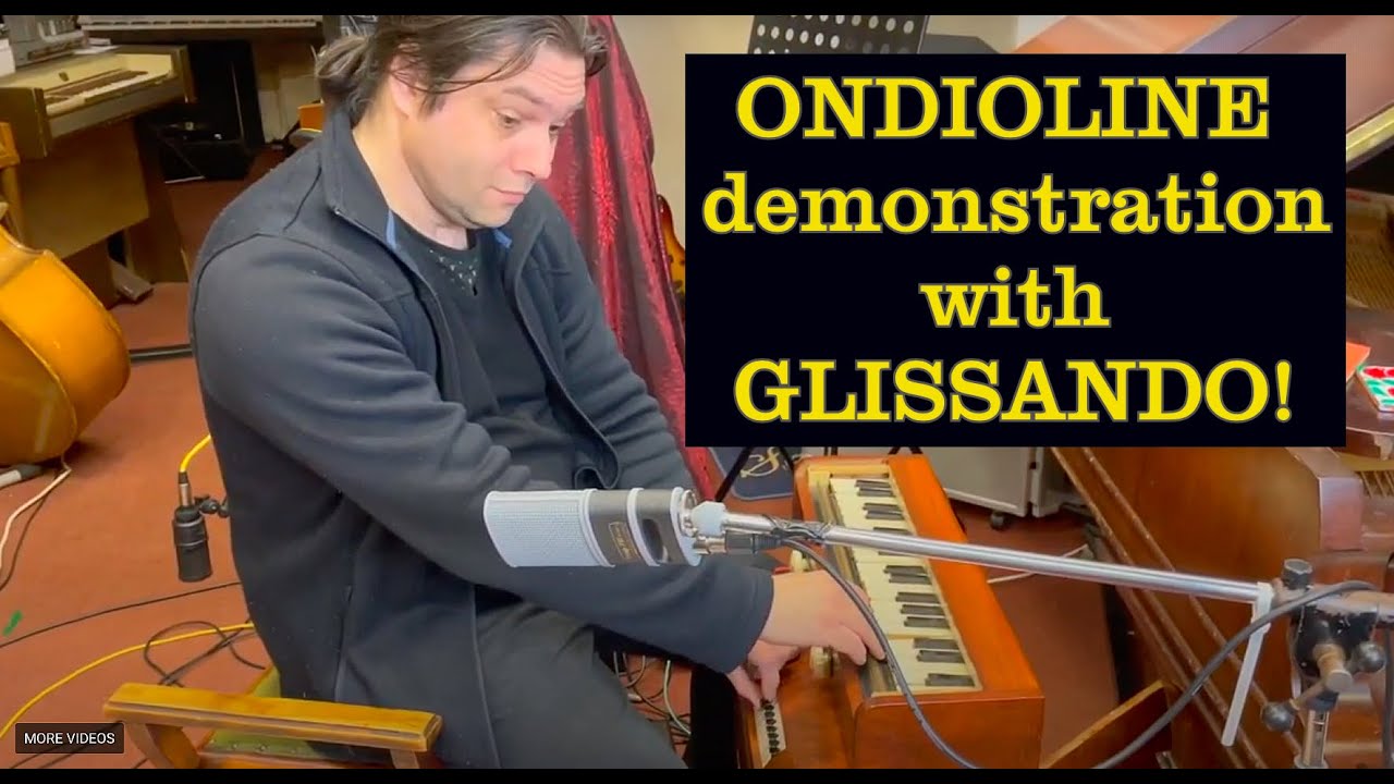 Ondioline Demonstration with Glissando! Custom Tube Synth