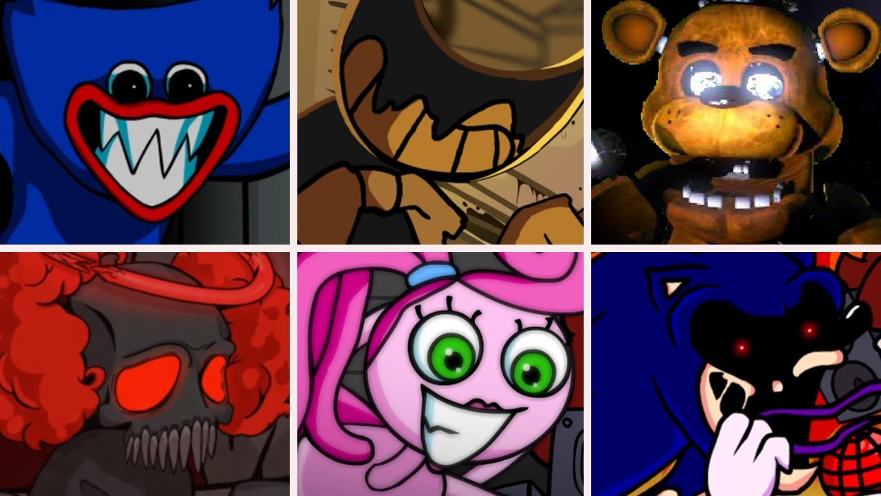 Playtime but every turn a Different Character Sings it 🎤🎶 (Playtime but Everyone Sings it) - FNF