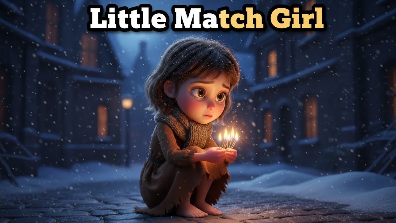 The Little Match Girl ❄️ Heart-Touching Christmas Story for Kids | Classic Fairy Tale