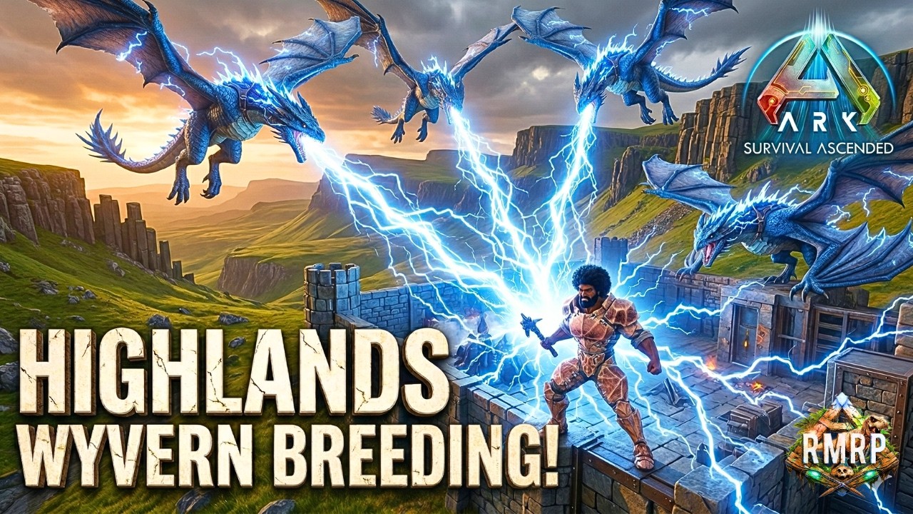 LIVE | Lightning Wyvern Breeding & Mutations in the Highlands! 🦖 w/ Joe | Ark: Survival Ascended