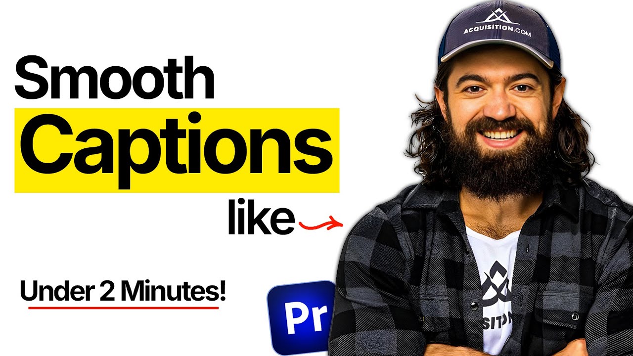Smooth Animated Captions in Adobe Premiere Pro
