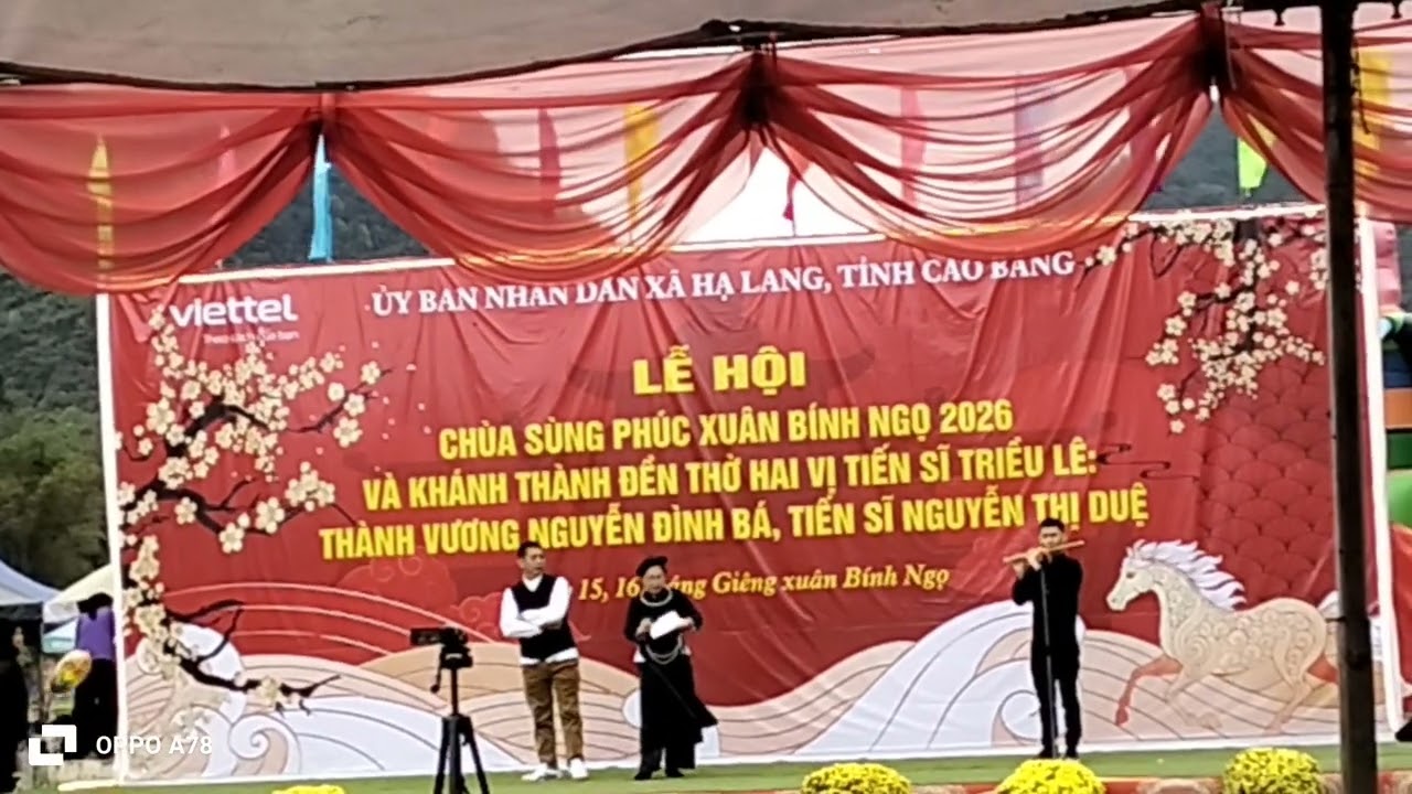 Hoàng Trọng Nông Vệ Hoàng Tư & Hát SL Mừng Lễ Hội Chùa Sùng Phúc Xã Hạ Lang &