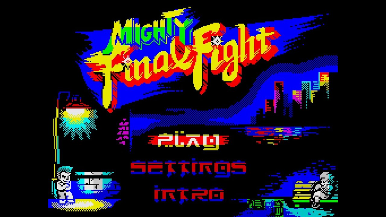 ZX Spectrum Longplay [256] Mighty Final Fight (Homebrew)