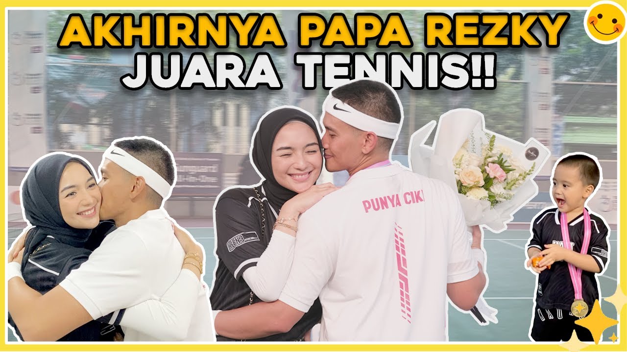 TENNIS LAWAN RANDY PANGALILA ! PAPA REZKY MENANG!!