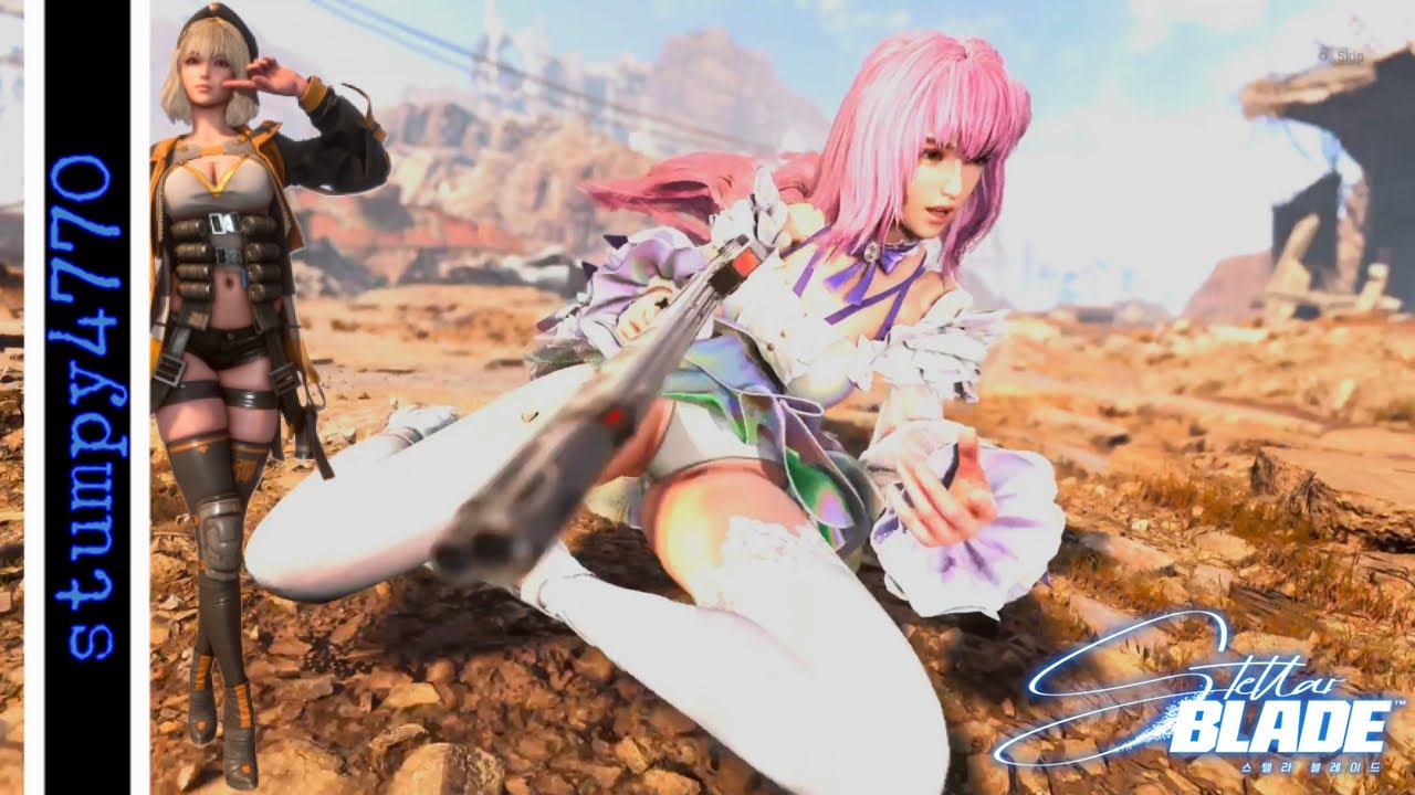 Stellar Blade: GODDESS OF VICTORY: NIKKE. DLC, mission 4.