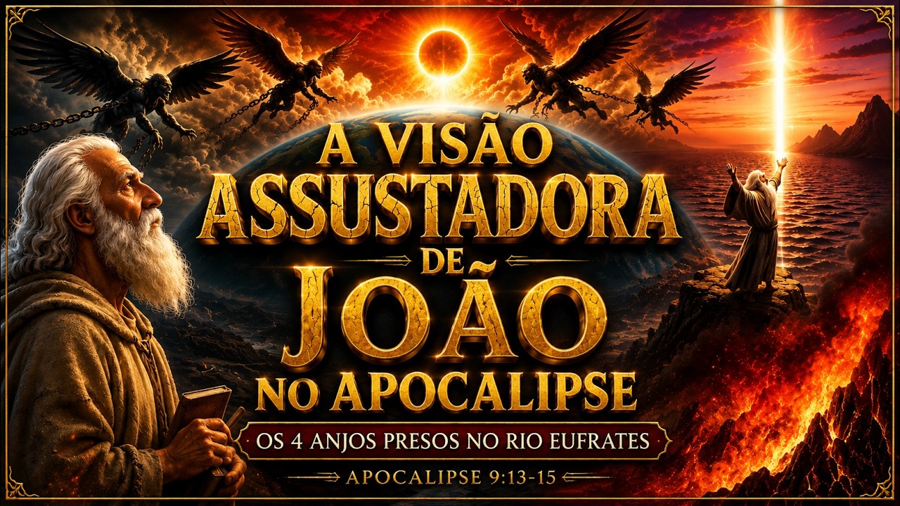 Os 4 Anjos Presos no Rio Eufrates - Filme Bíblico Animado - Versão 2