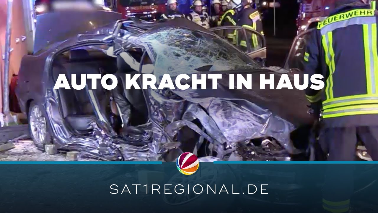 Buxtehude: Auto kracht in Hauswand, 24-Jähriger tot