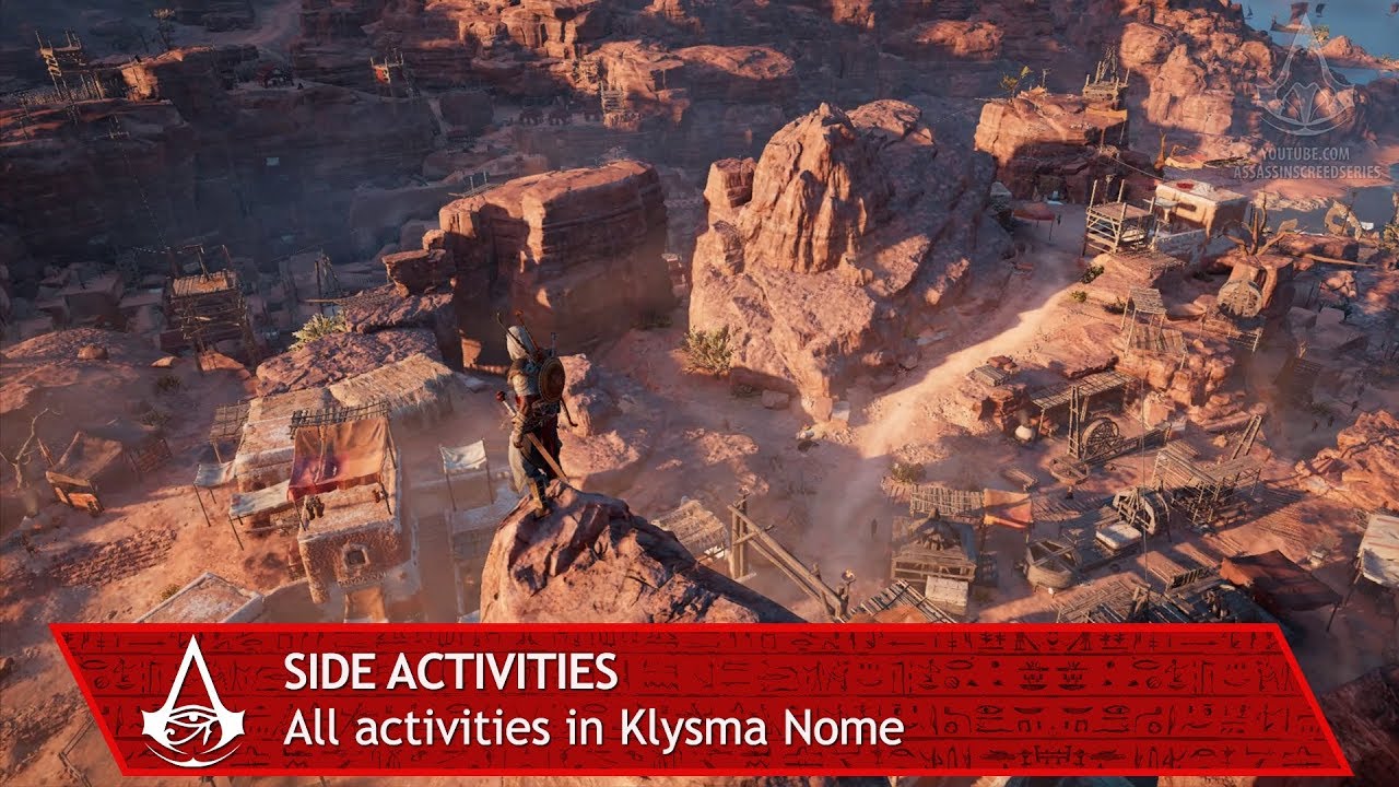 Assassin's Creed Origins: The Hidden Ones - All side activities in Klysma Nome
