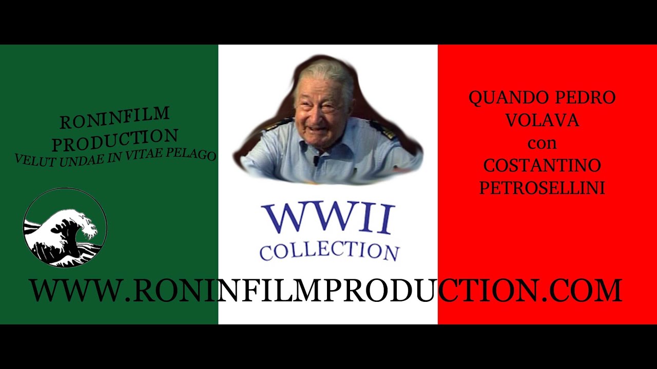 COSTANTINO PETROSELLINI QUANDO PEDRO VOLAVA  Ufficiale  Pilota di Complemento CLIP 1