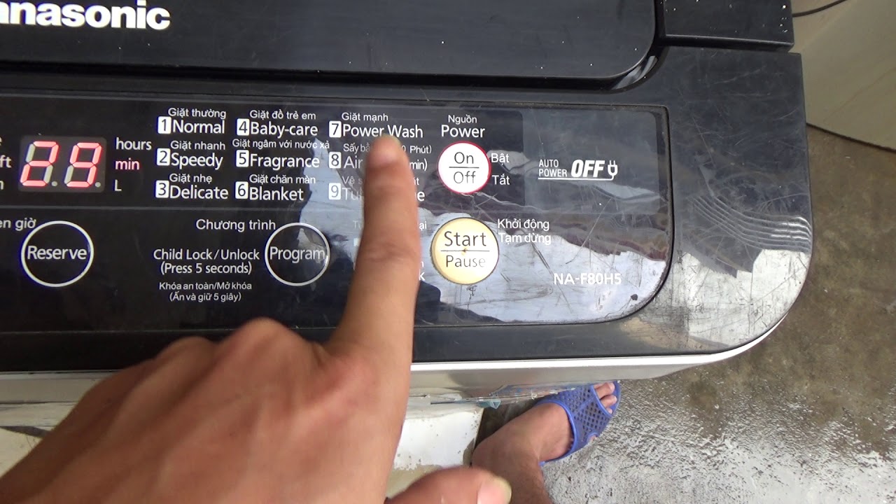 Hướng Dẫn Lắp Đặt Và Sử Dụng Máy Giặt Panasonic