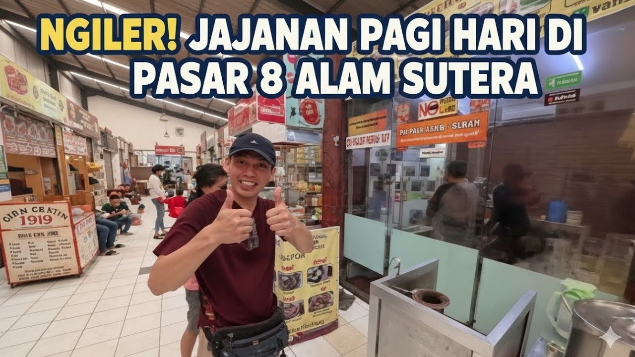 Ngiler! Jajanan Pagi Hari di Pasar 8 Alam Sutera