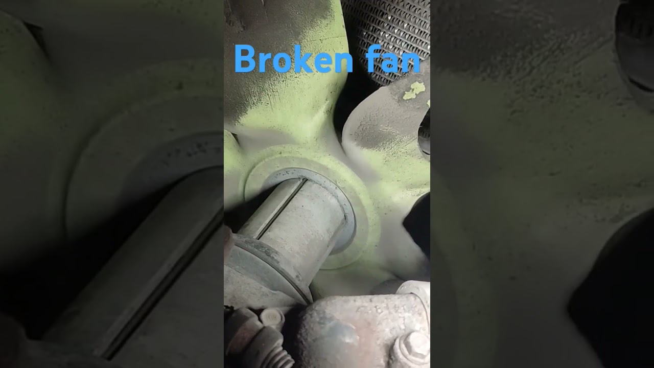 hyster h4 broken fan.