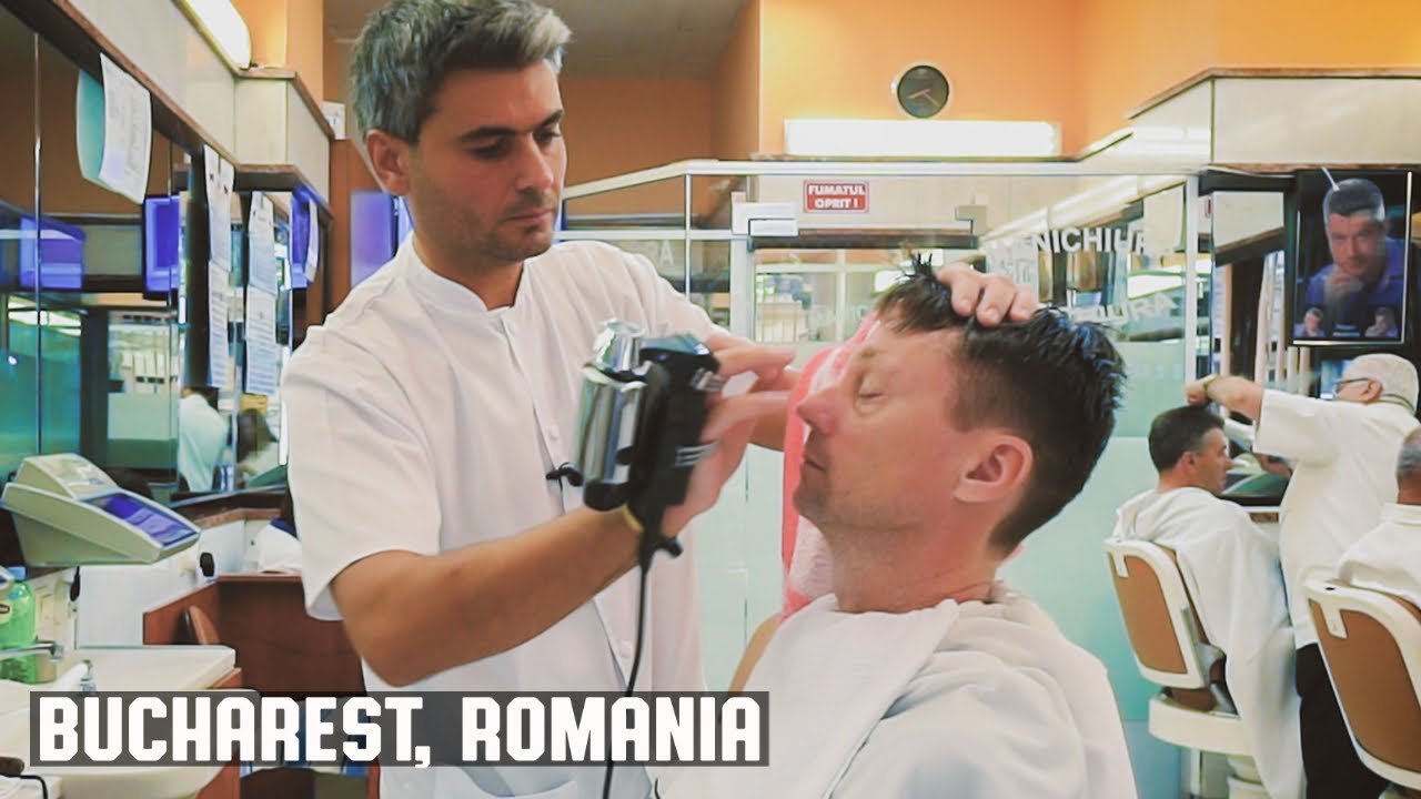 💈 Head Massage & Romanian Hair Styling at Frizebad Barbershop | Bucharest Romania