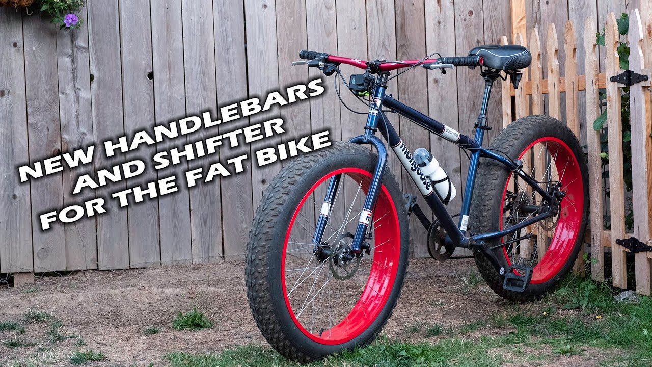 Upgrading The Handlebars, Stem, Grips, and Shifter on my Mongoose Dolomite Fat Bike on the cheap...