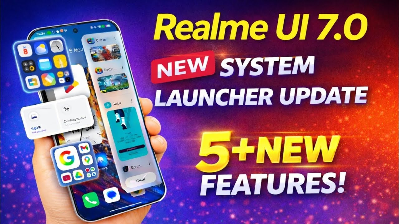 Realme UI 7.0 Launcher Update ⚡ OnePlus System Launcher Now Works on Realme & Oppo!