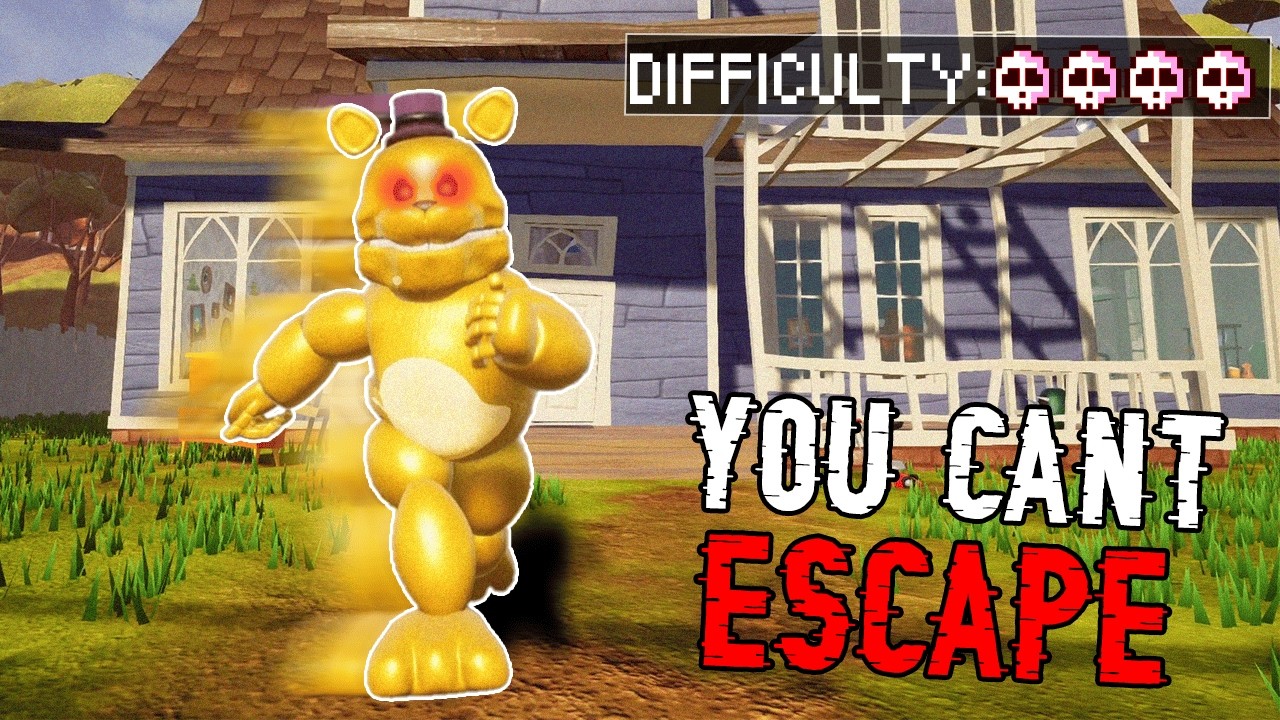 FREDBEAR In Hello Neighbor Is BROKEN..