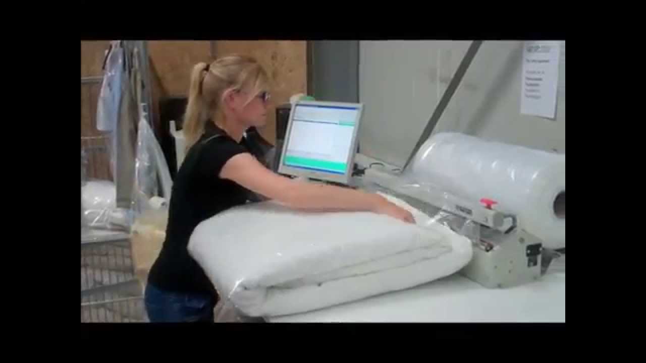 Hoe verpakt de stomerij uw dekbed na reiniging?