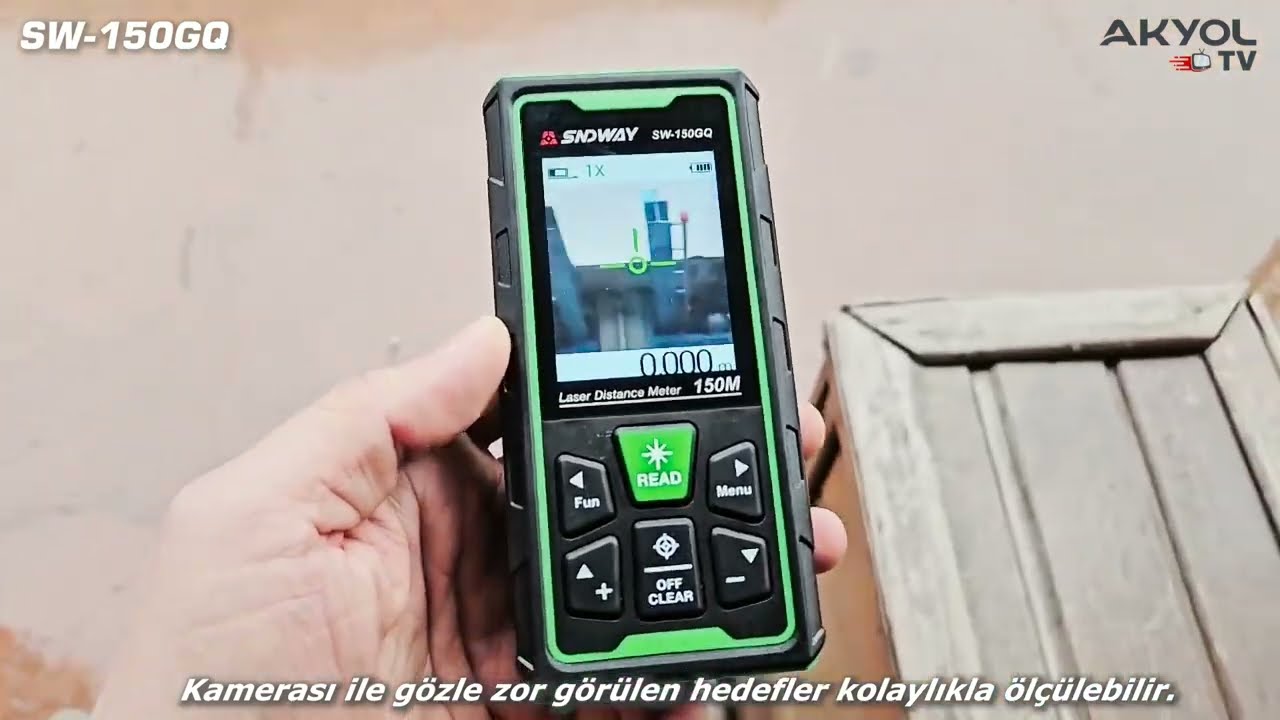 SNDWAY SW-150GQ Nasıl Kullanılır? Kameralı Yeşil Lazerli Lazermetre