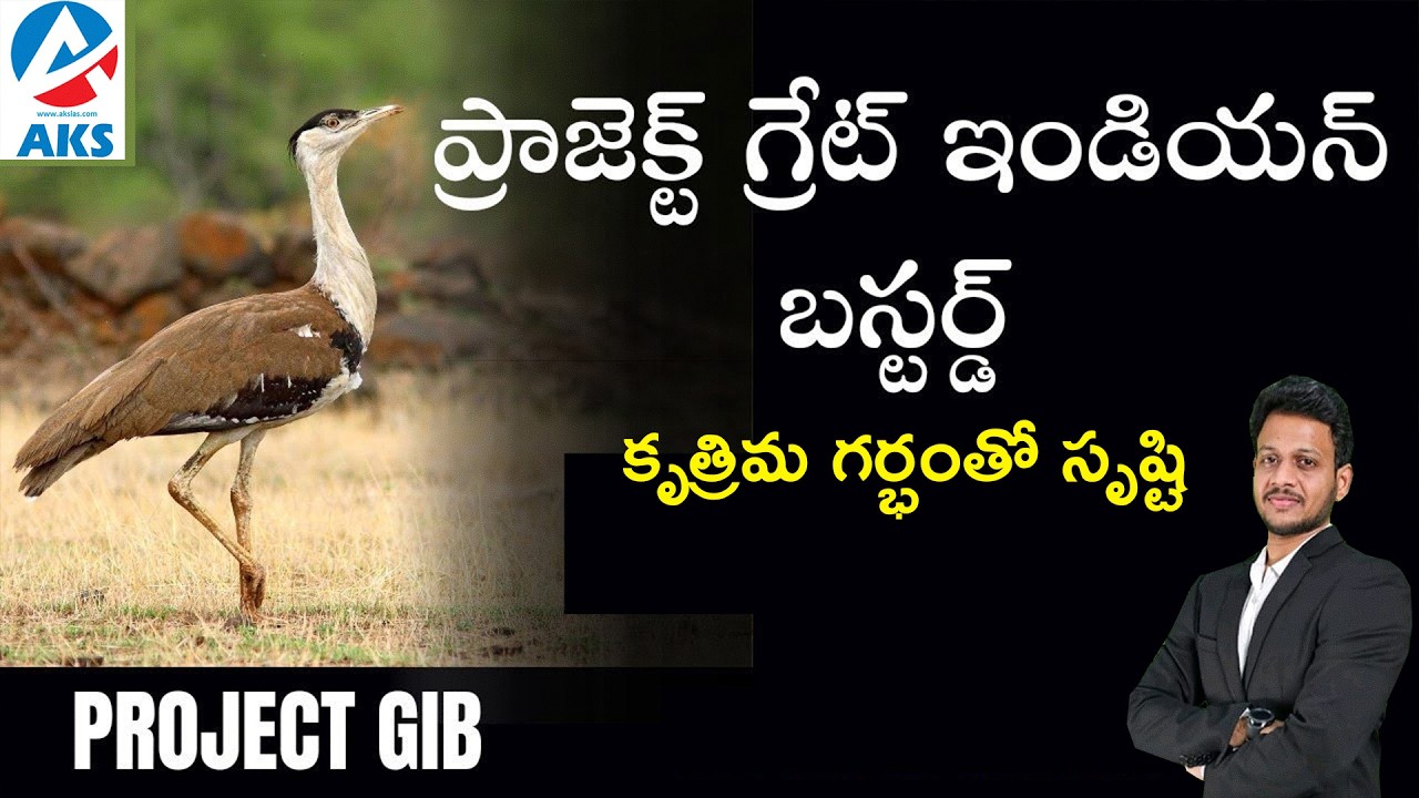 Project Great Indian Bustard, IUCN List | explained by Mr. Bharat #iascoaching #upsc #aksias