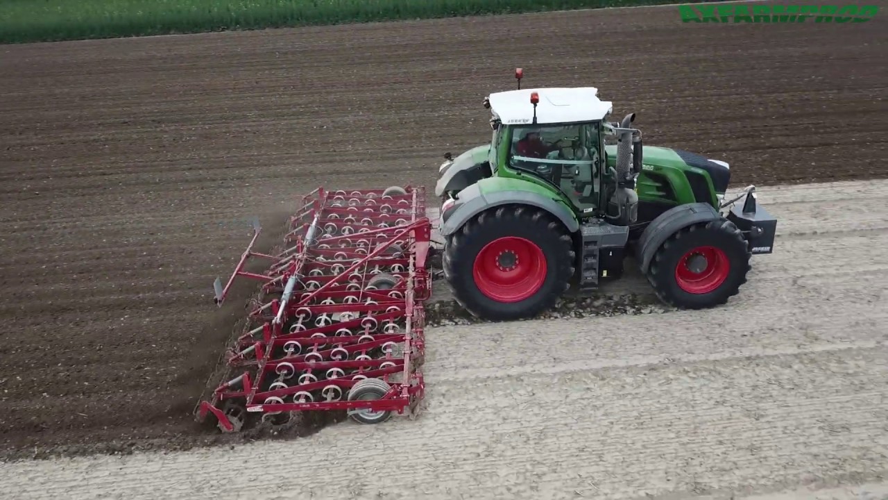 New Fendt 826 S4  & Kongskilde - Préparation des terres