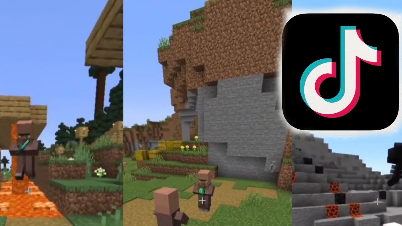 Minecraft Villager Chase Tiktok Compilation