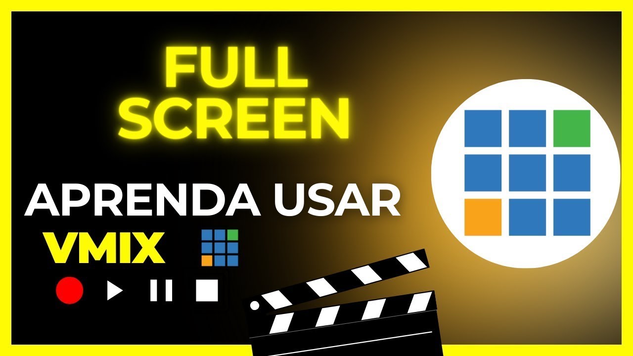 vMix | Aprenda usar a função FullScreen - Tela cheia