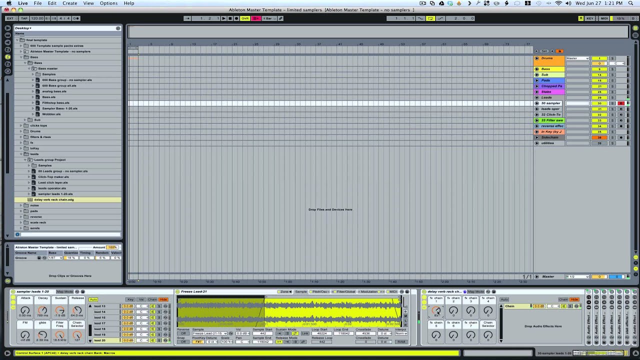 Ultimate Ableton Master Template walkthrough | Ableton Tutorial | Ultimate Master Template