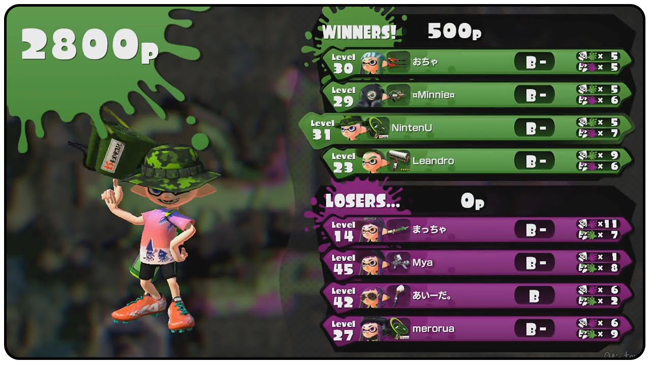 Splatoon Online Gameplay (Tri Slosher Nouveau)