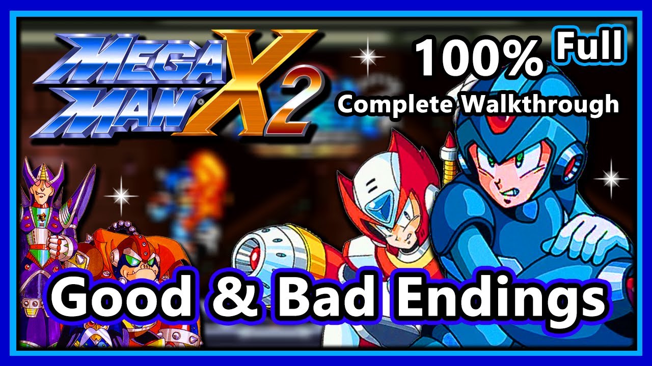 Mega Man X2 (SNES) - 100% Complete Walkthrough | All Items, Upgrades & Endings | Full Game!