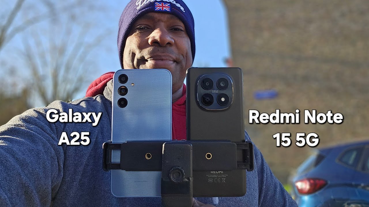 Redmi Note 15 5G (Global) vs Galaxy A25 Camera Test 