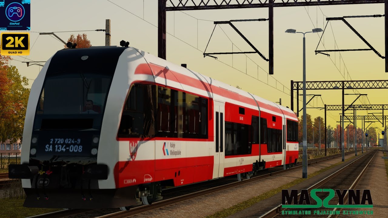 MaSzyna 25.10 | Betatesty | Całkowo v.2 | SA134-008 ROP 55309 Janiszew - Wiliś | Live 2K