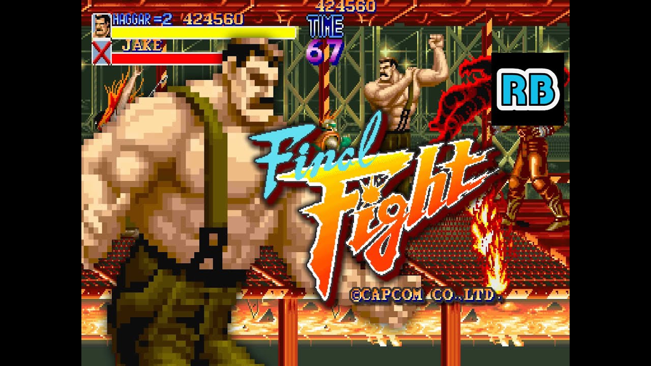 1989 [60fps] Final Fight Haggar Speedrun 18m43s ALL