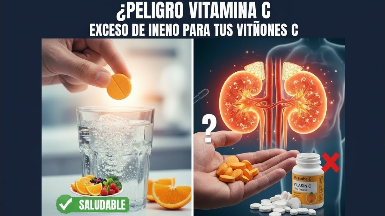 ¿La Vitamina C daña los RIÑONES? 🍊 Lo que NADIE te dice sobre las dosis altas.