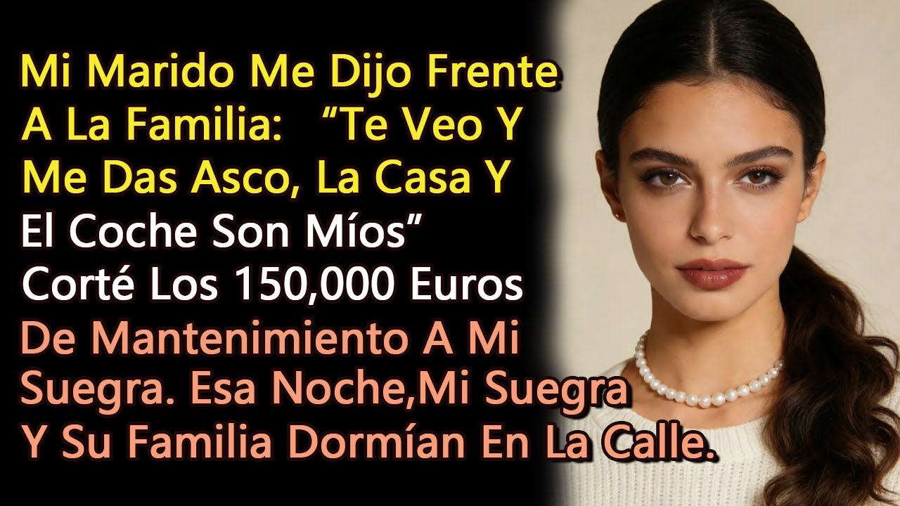 Mi Marido Me Dijo “Me Das Asco”… Y Esa Noche, Su Familia Dormía En La Calle