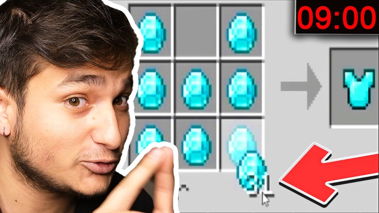 9 DAKİKADA 39 ELMAS BULDUM😎 FULL SET OLDUK 😁 EKİPLE MİNECRAFT 3.B&ouml;l&uuml;m