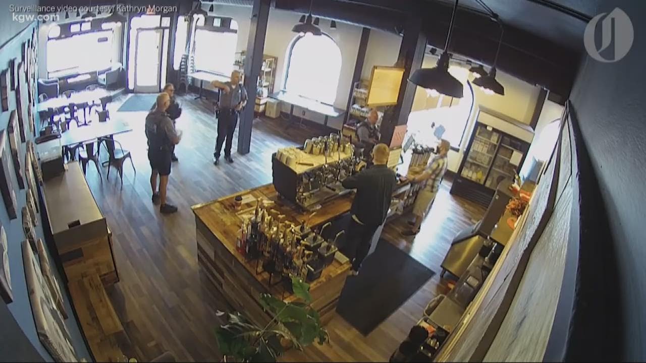 Troopers refuse to wear face masks in Oregon coffee shop