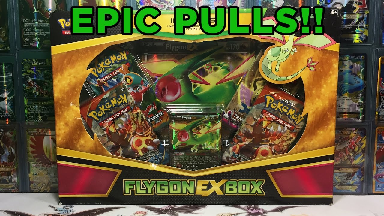 OPENING AN EPIC POKEMON FLYGON EX BOX!!
