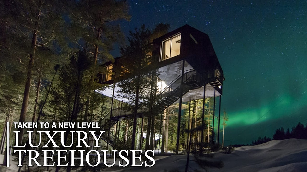 Top 10: Luxury TREEHOUSE's you MUST SEE!