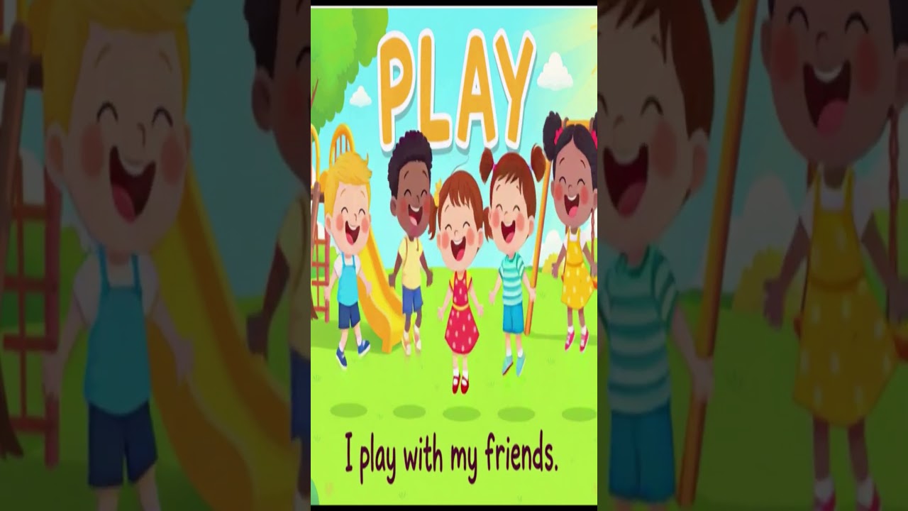 Action Words for Kids | Verbs in English with Fun Examples | Learn English for Children 