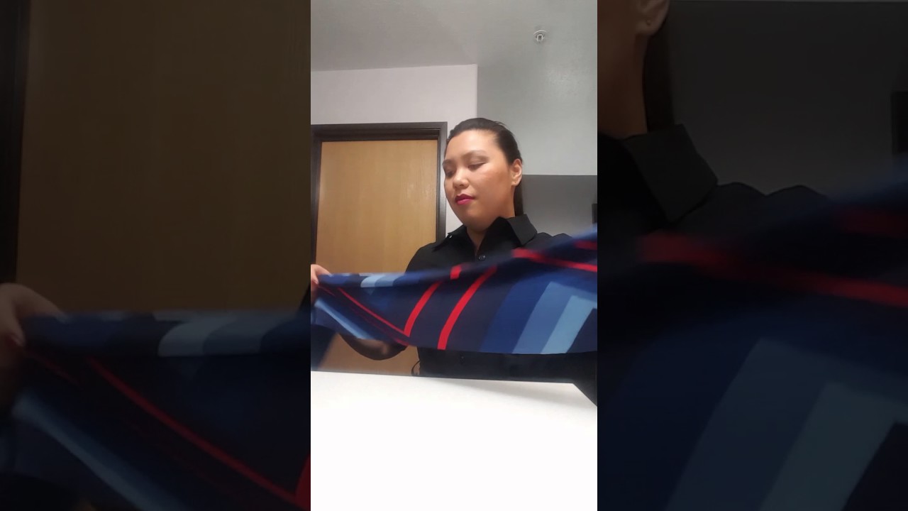 How to tie neck scarf into a rose