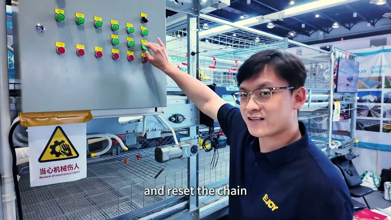 Ejoy Broiler Cage Chain Harvesting System