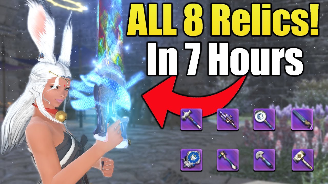 Как получить ВСЕ 8 инструментов Crafter Relics с помощью макросов! Руководство по реликвиям Craft...