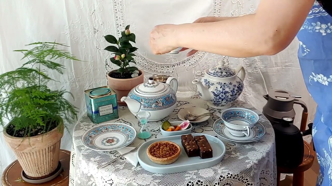 홍차테이블 셋팅
