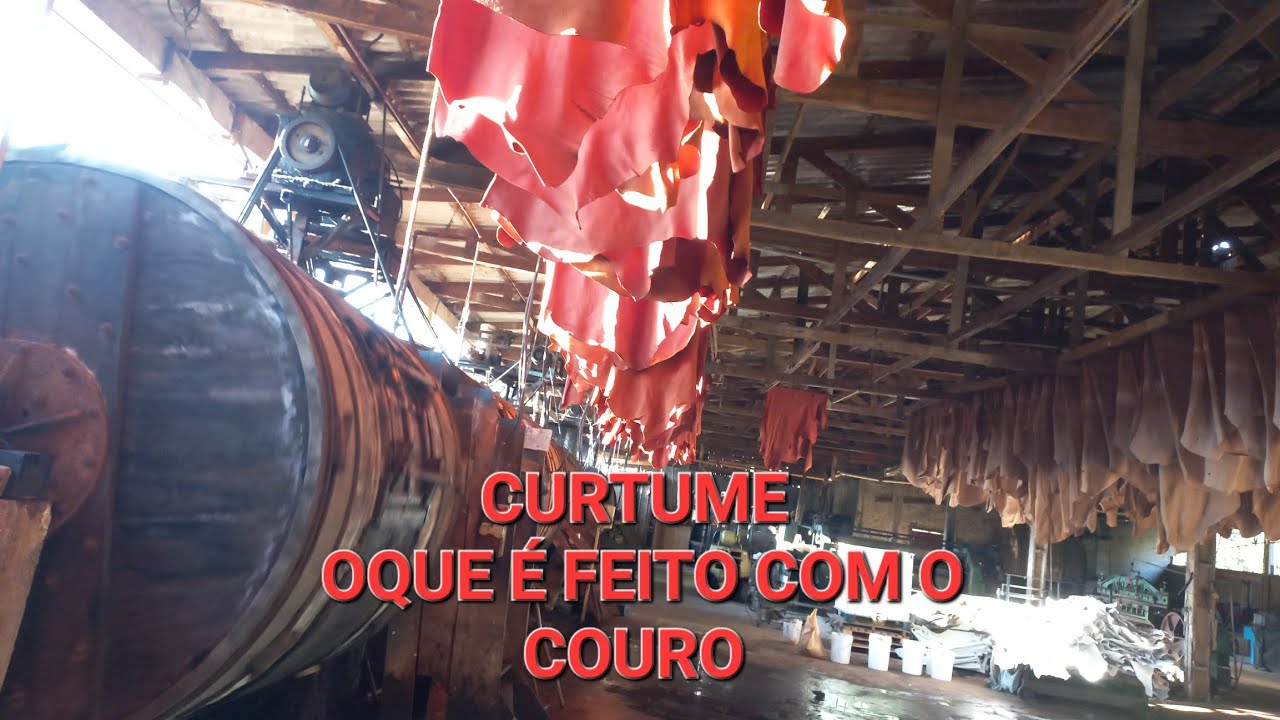 CURTUME/ COURO, TODO O PROCESSO FEITO.