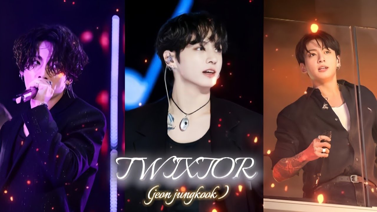 JUNGKOOK (BTS) twixtor clips[maily concert clips]